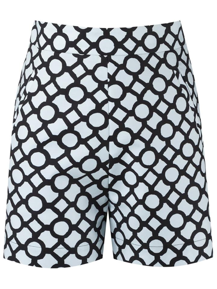 Andrea Marques Printed Shorts - White