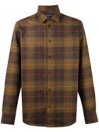 Natural Selection 'isis Hawthorn' Checked Shirt, Men's, Size: Xl, Brown, Polyamide/virgin Wool