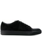 Lanvin Capped Toe Sneakers - Black