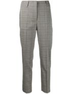 Incotex Slim Checked Trousers - Grey