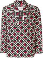Maison Margiela Diamond Print Blazer - Black