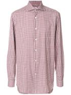 Kiton Checked Long Sleeve Shirt - Multicolour