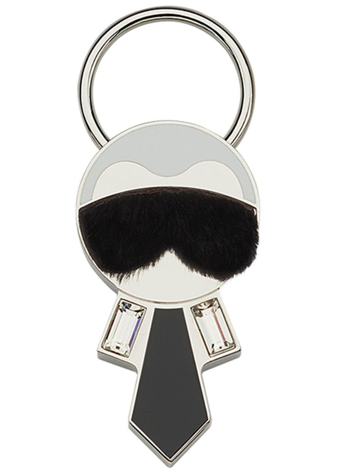 Fendi Karlito Embellished Charm - Metallic