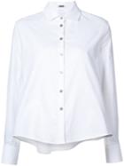 Jourden - Cut-out Smock Blouse - Women - Cotton - 40, White, Cotton