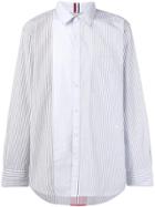 Tommy Hilfiger Contrast Panel Striped Shirt - White