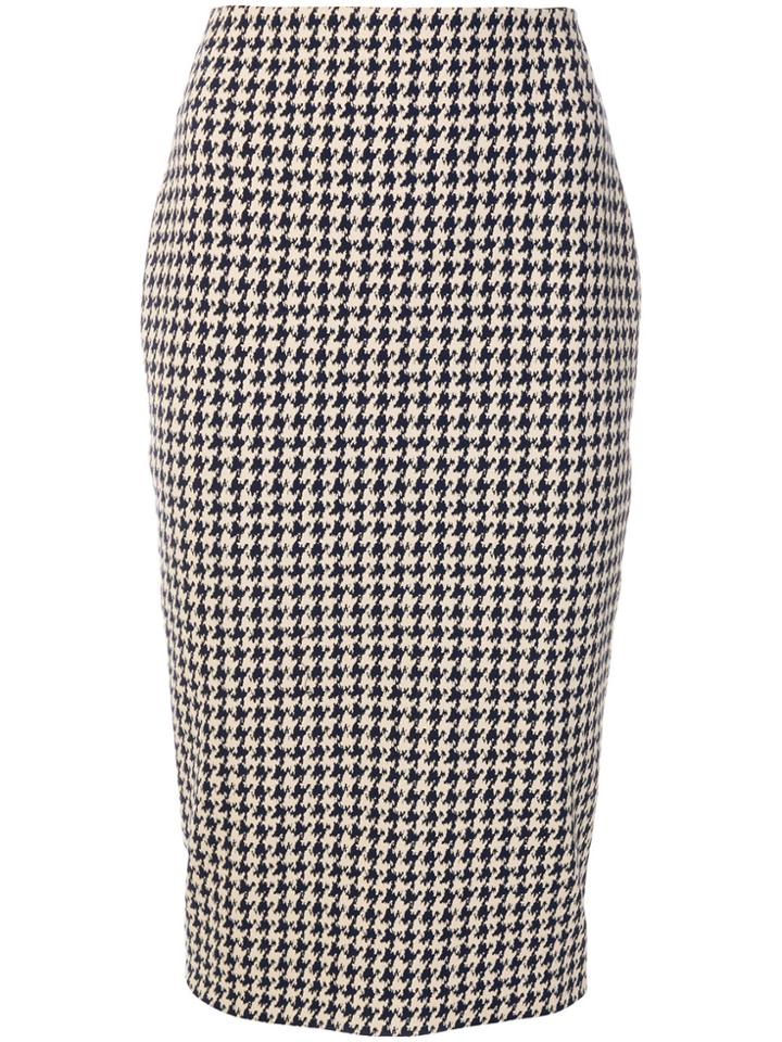 Victoria Beckham Jacquard Midi Skirt - Multicolour