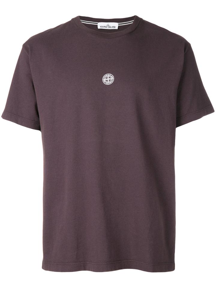 Stone Island 68-15 Logo Print T-shirt - Red