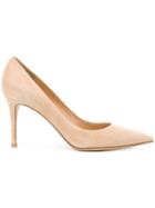 Gianvito Rossi 85 Pointed Pumps - Neutrals
