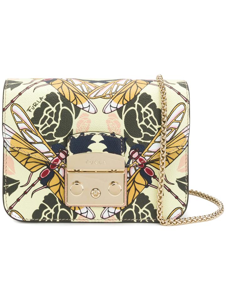Furla Fantasia Metropolis Mini Crossbody Bag - Yellow & Orange