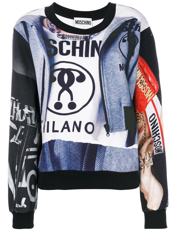 Moschino Logo Print Sweatshirt - Multicolour