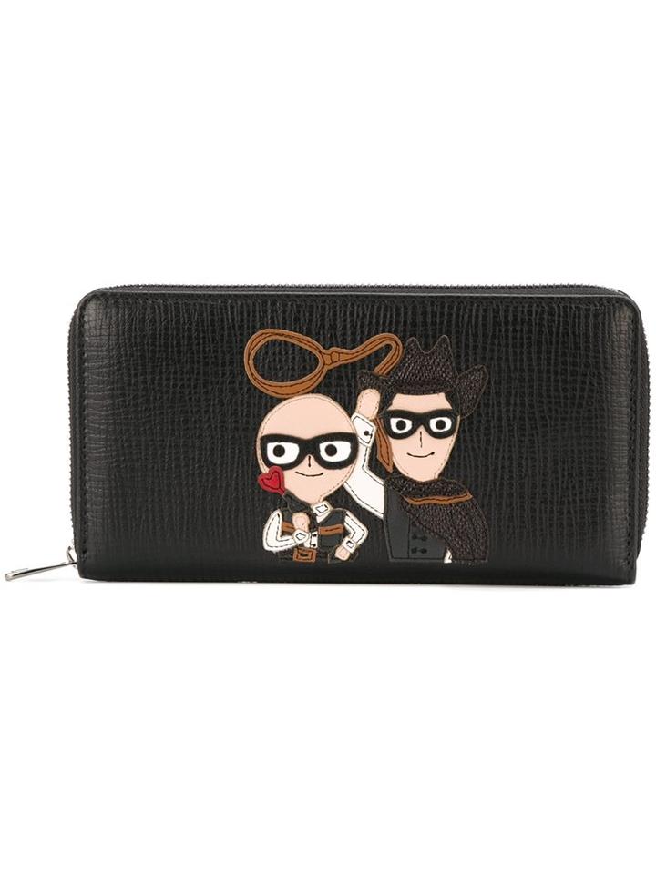 Dolce & Gabbana Family Patch Zip Wallet