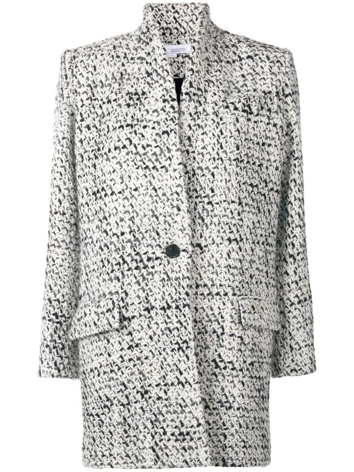Iro Button Coat - White