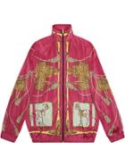 Gucci Oversized Printed Jacket - Pink