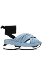 Eudon Choi X Décke Platform Sandals - Blue