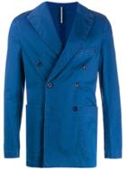 Entre Amis Double-breasted Blazer Jacket - Blue