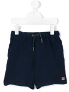 Carrèment Beau - Drawstring Shorts - Kids - Cotton - 8 Yrs, Boy's, Blue