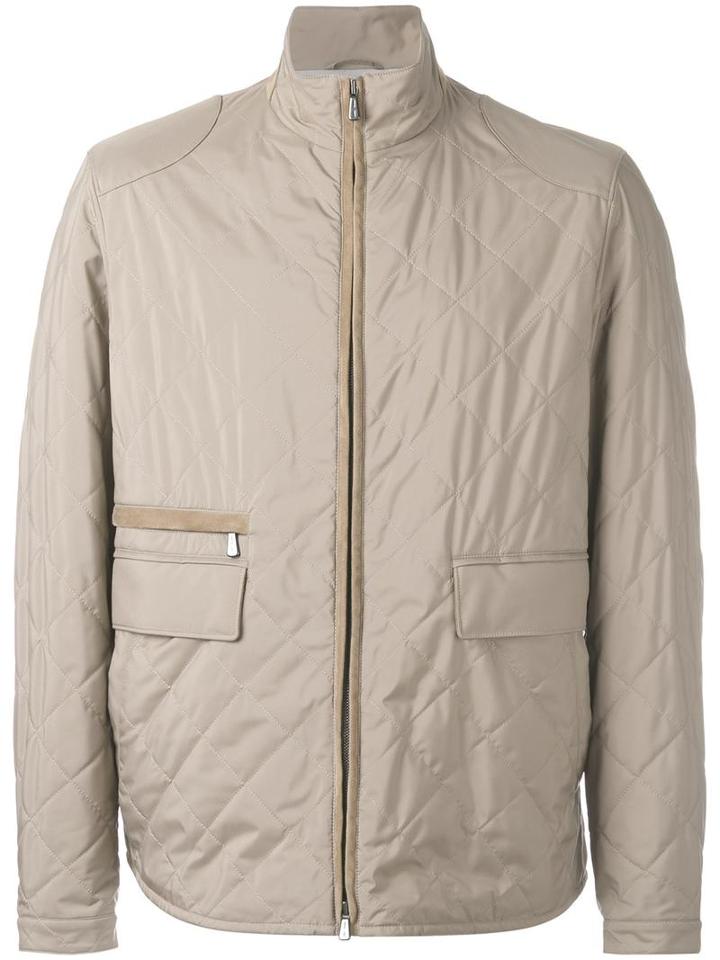 Loro Piana Bristol Jacket, Men's, Size: Large, Nude/neutrals, Polyester/polyurethane/silk/goat Skin