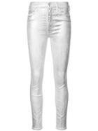 Mother Skinny Jeans - Silver