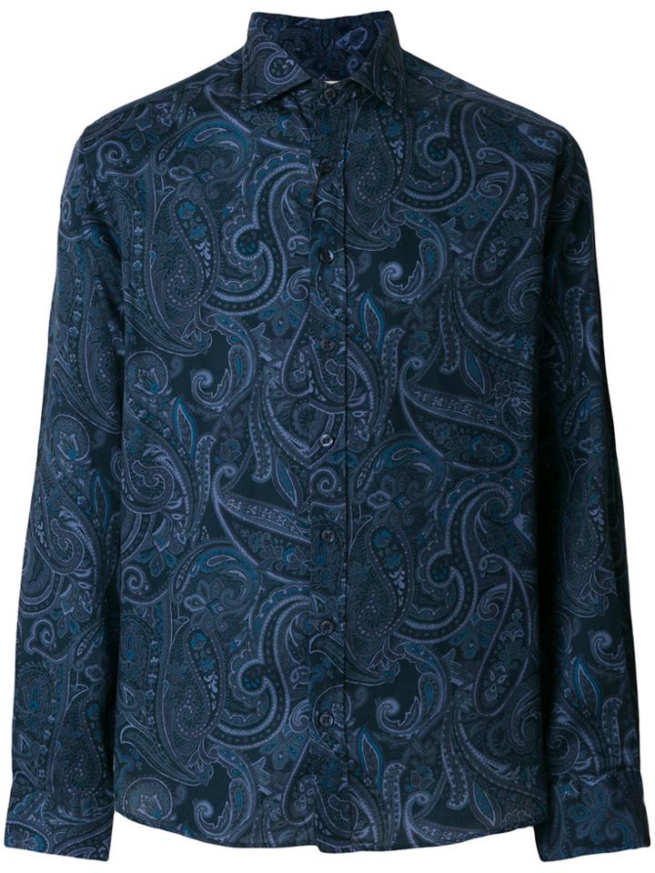Etro Tom Paisley Shirt - Blue