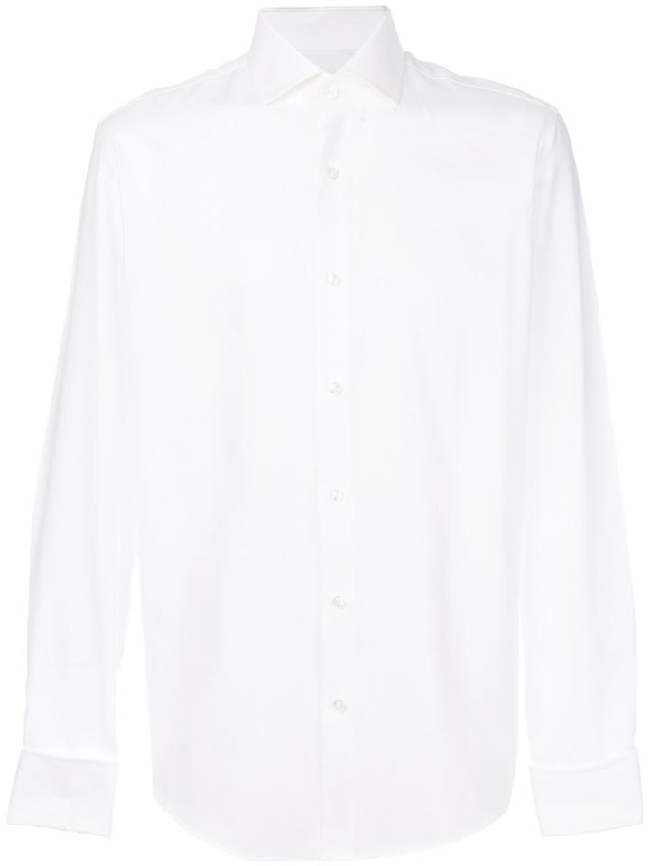 Boss Hugo Boss Classic Long Sleeved Shirt - White