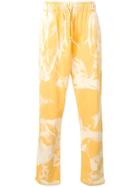 424 Tie-dye Print Track Trousers - Yellow
