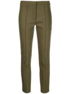 Adam Lippes Cropped Slim-fit Trousers - Green