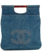 Chanel Vintage Cc Logos Handbag - Blue