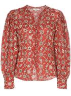 Isabel Marant Étoile Paisley And Floral Print Linen Blouse - Red