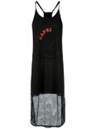 Andrea Bogosian Mesh Panels Dress - Black