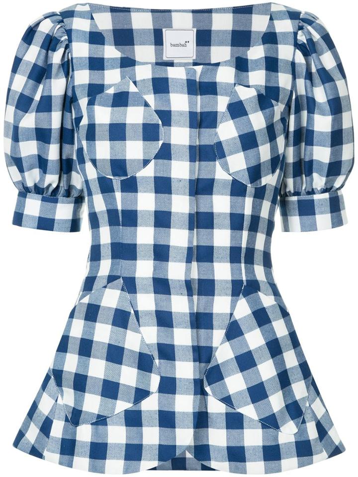 Bambah Royal Gingham Tunic - Blue