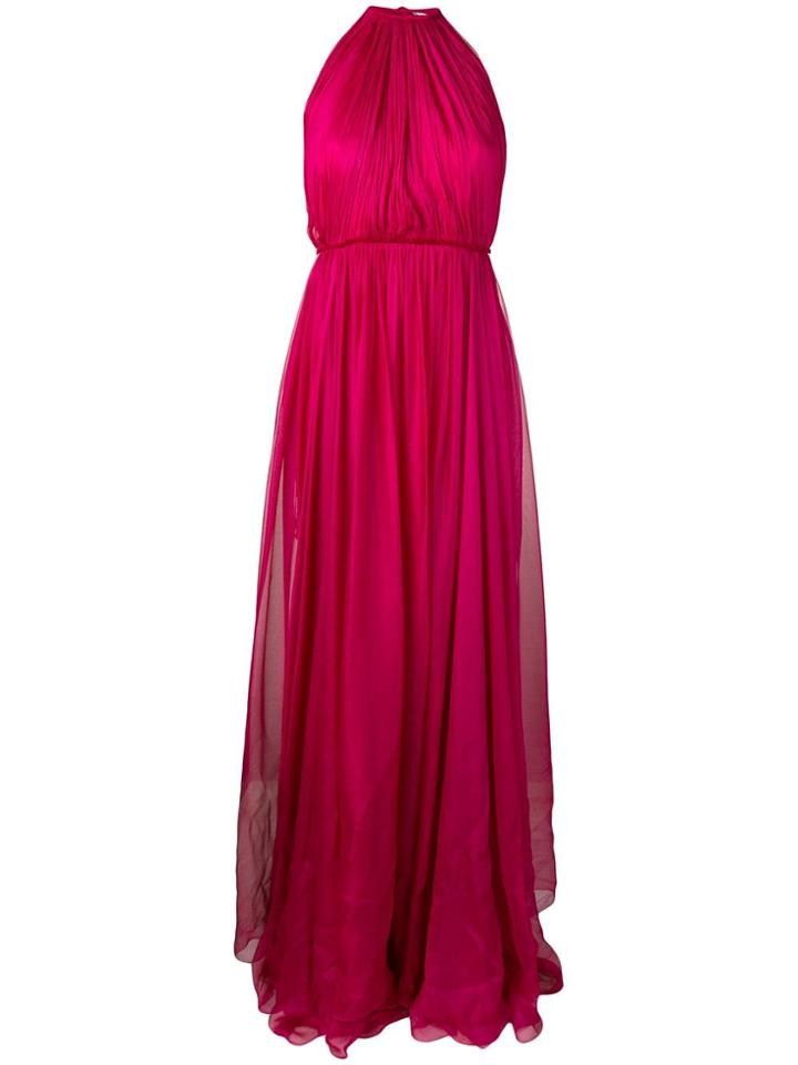 Maria Lucia Hohan Halter Neck Evening Gown - Pink