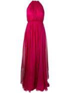 Maria Lucia Hohan Halter Neck Evening Gown - Pink