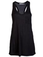 T By Alexander Wang Classic Tank, Women's, Size: Medium, Black, Rayon