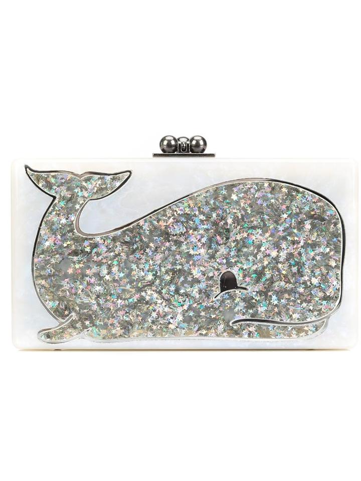 Edie Parker 'jean' Box Clutch, Women's, White