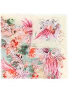 Roberto Cavalli Multi-print Scarf - Yellow & Orange