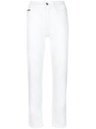 Calvin Klein Jeans High Waisted Cropped Jeans - White