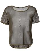 Moncler Sheer Mesh T-shirt - Green