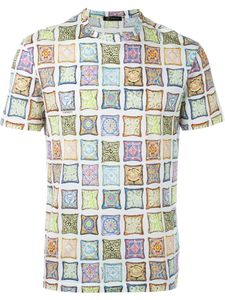 Versace 'cushion Print' T-shirt