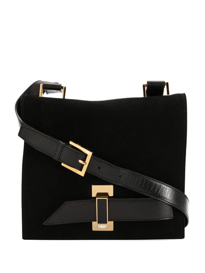 Fendi Pre-owned Logos Shoulder Bag - Black
