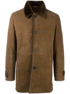Desa 1972 Shearling Coat, Men's, Size: 50, Brown, Sheep Skin/shearling