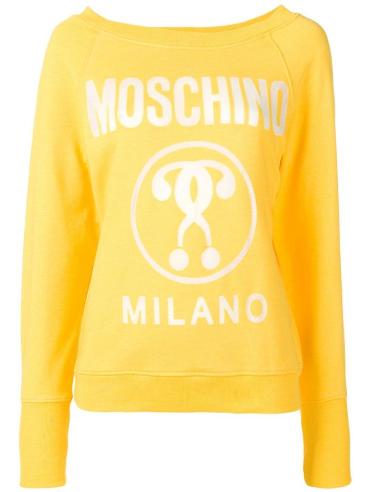 Moschino Logo Jumper - Yellow