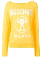 Moschino Logo Jumper - Yellow