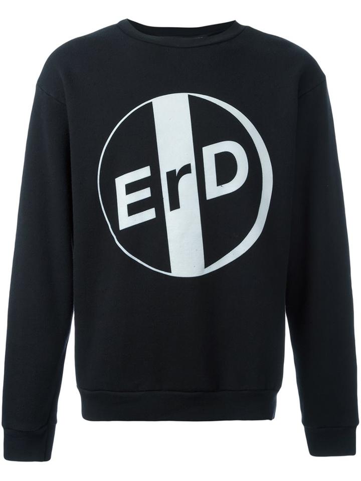 Enfants Riches Deprimes Logo Print Sweatshirt, Men's, Size: Medium, Black, Cotton