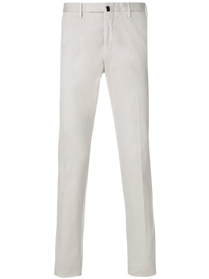 Incotex Classic Straight-leg Trousers - Nude & Neutrals