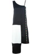 Ports 1961 Colour Block Asymmetric Dress