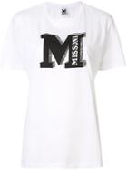 M Missoni Logo Print T-shirt - White
