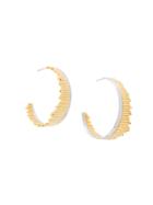 Charlotte Valkeniers Flare Hoop Earrings - Metallic