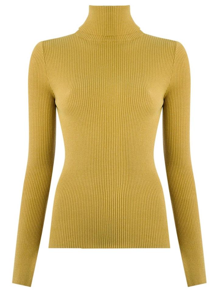 Uma Raquel Davidowicz - Knit Jumper - Women - Viscose/polyimide - M, Yellow/orange, Viscose/polyimide