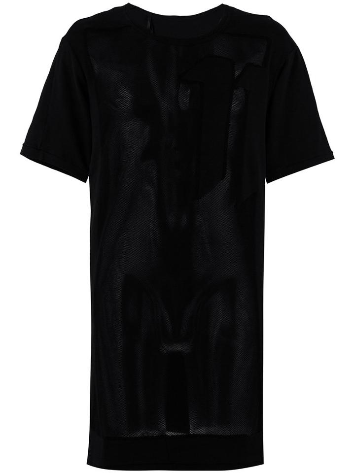 11 By Boris Bidjan Saberi - Blockcut T-shirt - Men - Cotton - S, Black, Cotton