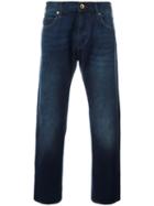 Armani Jeans Five Pocket Straight-leg Jeans, Men's, Size: 36, Blue, Cotton